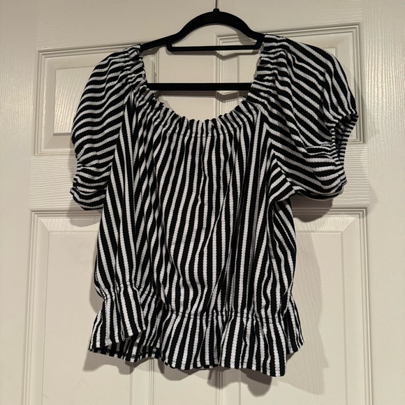 H&M Stripe Blouse Size XL - Picture 3 of 3